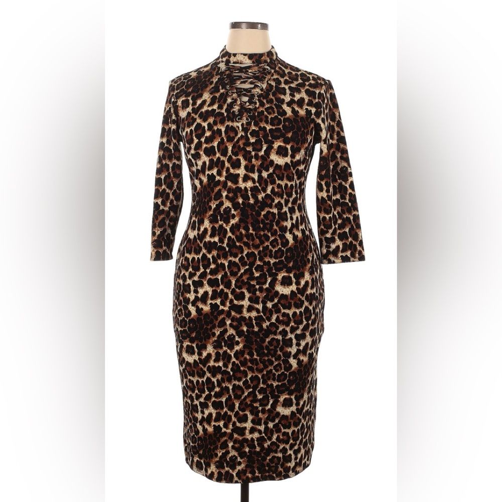 New York and company cheetah print/animal print dress